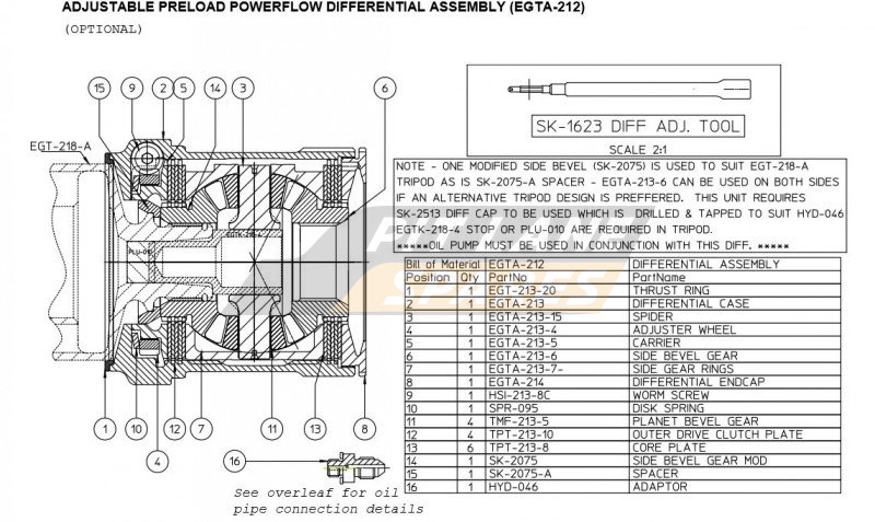 DIFFERENTIAL (EGTA-212) Diagram